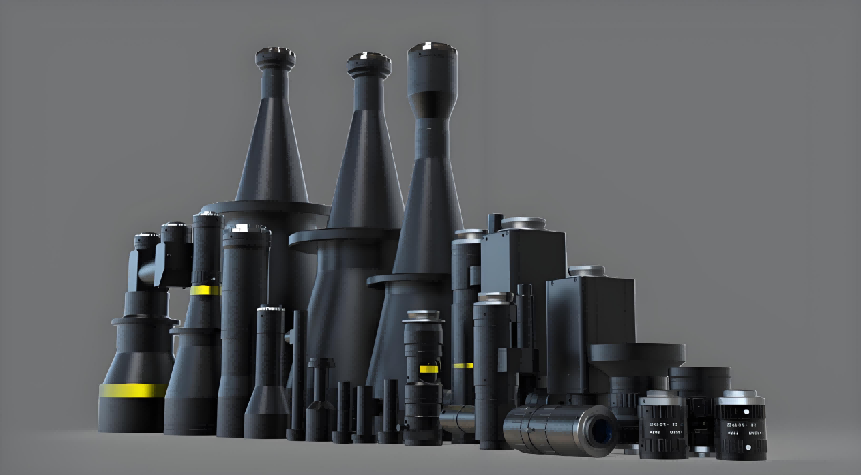 Industriële lensassemblages